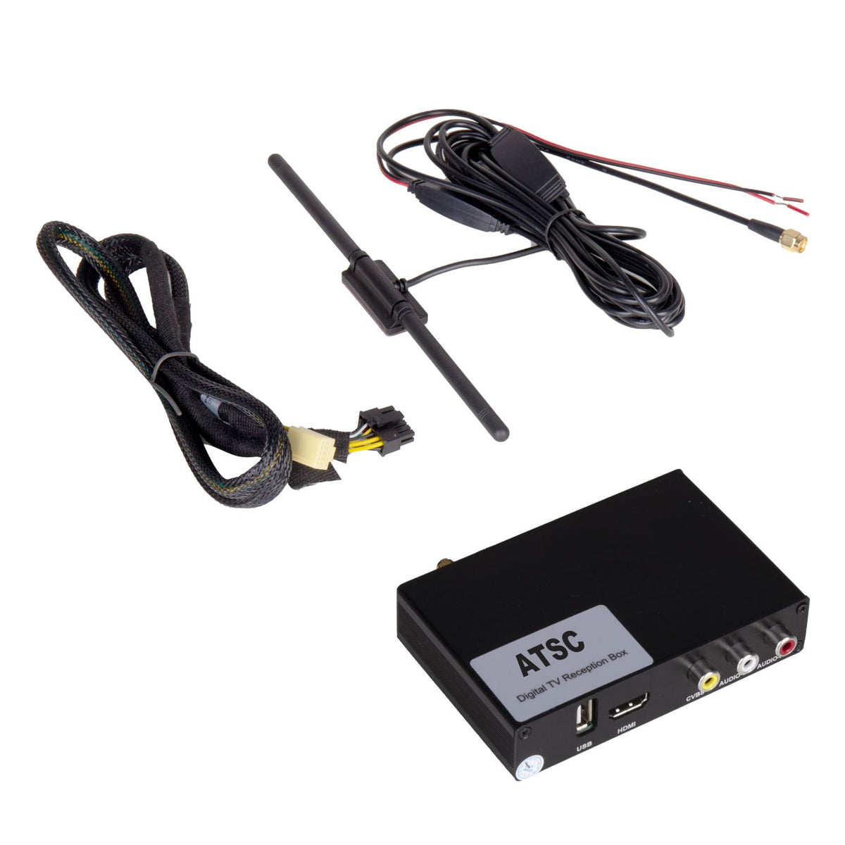 HDTV Car DVB-T2 DVB-T MULTI PLP Digital TV Receiver automobile DTV box With  Two Tuner Antenna on sale