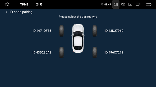 SYGAV Vehicle Tire Pressure Monitoring System TPMS External or Internal Sensor Optional